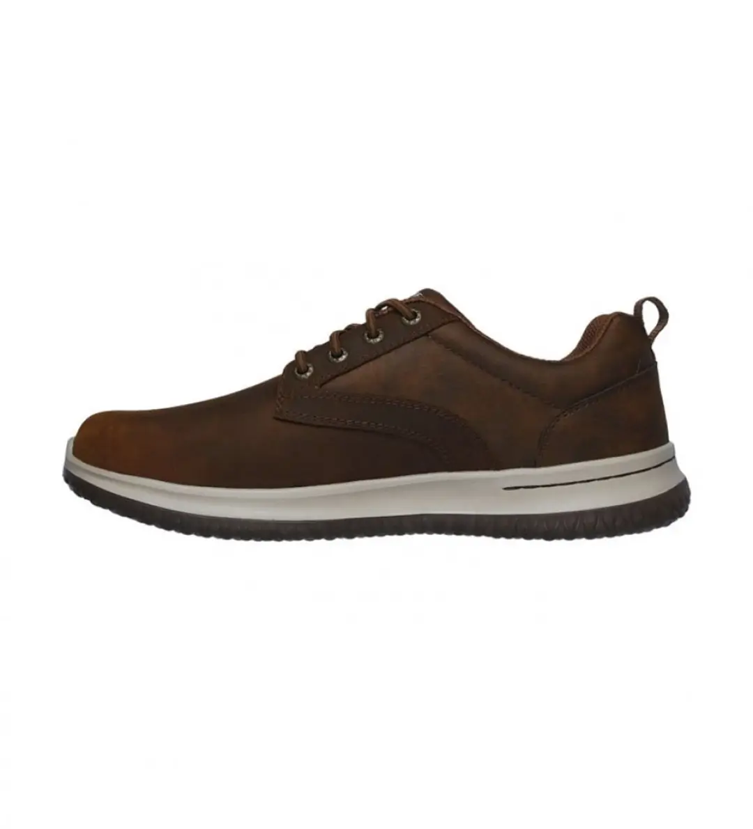 Skechers Delson Antigo Veterschoenen - 44 - Bruin - afbeelding 6 van 6