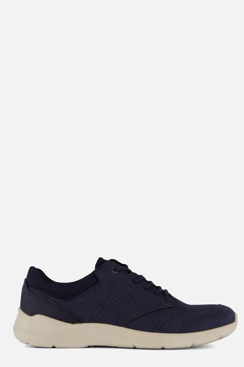 Ecco Irving Sneakers blauw Leer