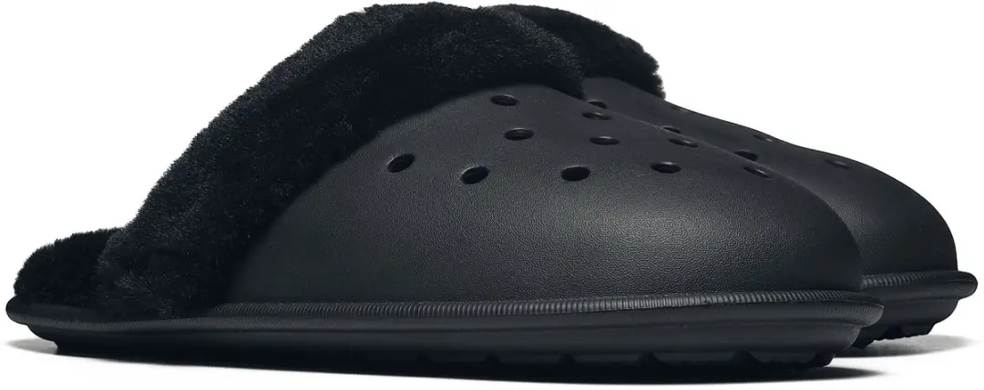 Crocs Classic Fuzz Scuff Sandalen Zwart EU 42-43