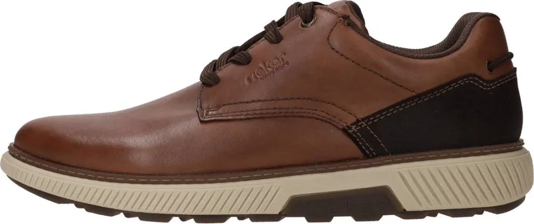 Rieker Heren Veterschoenen Cognac - Maat 40 - afbeelding 4 van 6