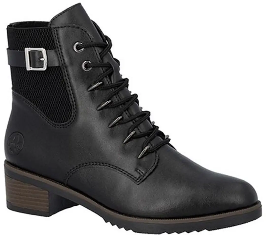Rieker Veterboots - Dames - Zwart - Maat 41 - afbeelding 5 van 5