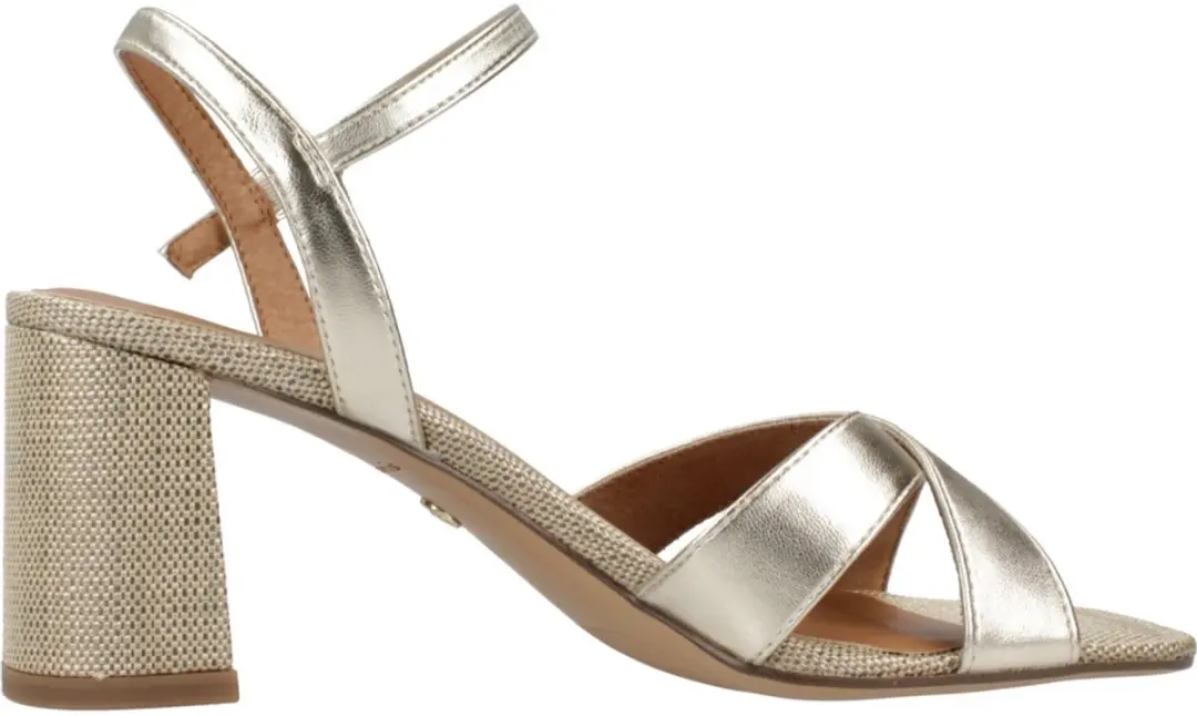 Tamaris Sandalen Met Hak goud Synthetisch - Maat 36 - afbeelding 2 van 6