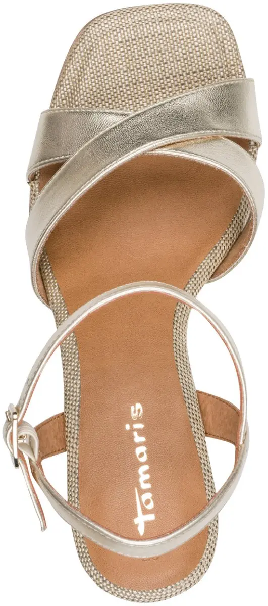 Tamaris Sandalen Met Hak goud Synthetisch - Maat 36 - afbeelding 5 van 6