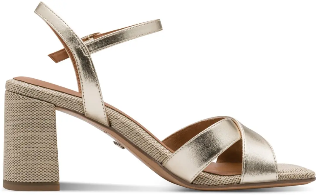 Tamaris Sandalen Met Hak goud Synthetisch - Maat 36 - afbeelding 3 van 6