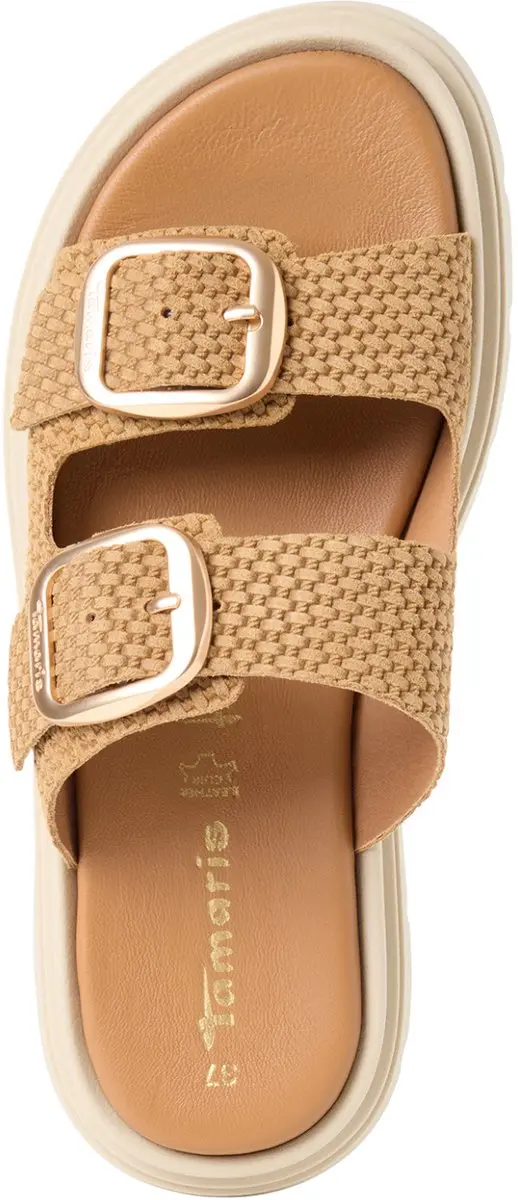 Tamaris 1-27239-42 Dames Slippers - Bruin - afbeelding 3 van 6