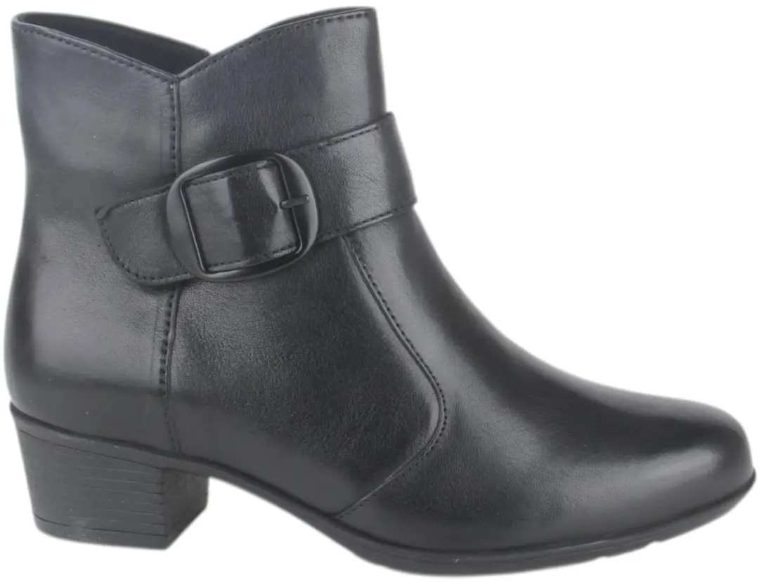 Solidus 35025-01258-K dames enkellaarzen gekleed maat 39 (6) zwart