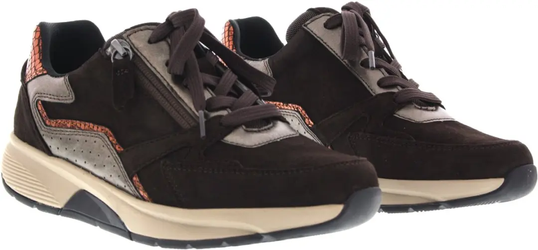 Gabor Rolling Soft Dames Sneakers 0106.01.008 - Donkerbruin - Maat 41 - afbeelding 6 van 6