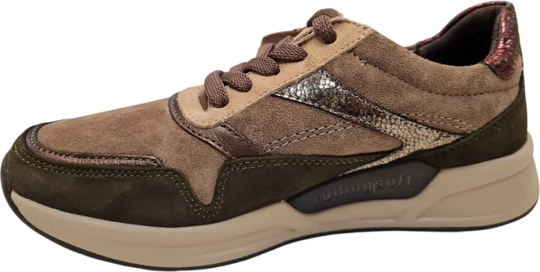 Gabor Rollingsoft Sensitive Wandelsneaker 37.5 - Taupe