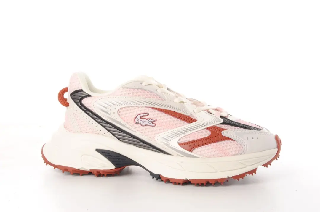 Lacoste dames sneaker Neo Shot D leder en mesh roze