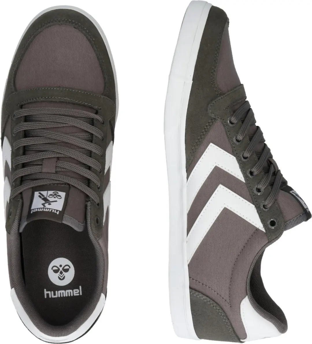 Hummel Stadil Low 063512 Sneaker - 40 Castle Rock/Wit - afbeelding 6 van 6