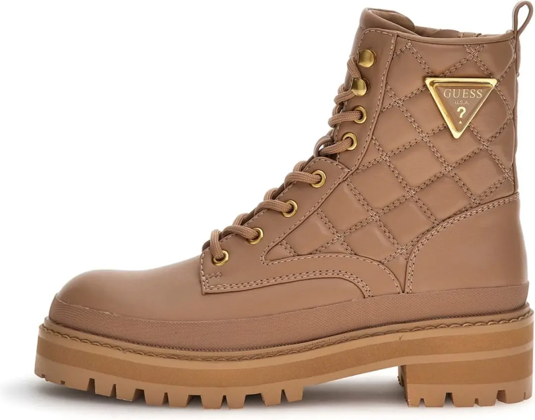 Guess Badae Legerkisten Gewatteerd Beige