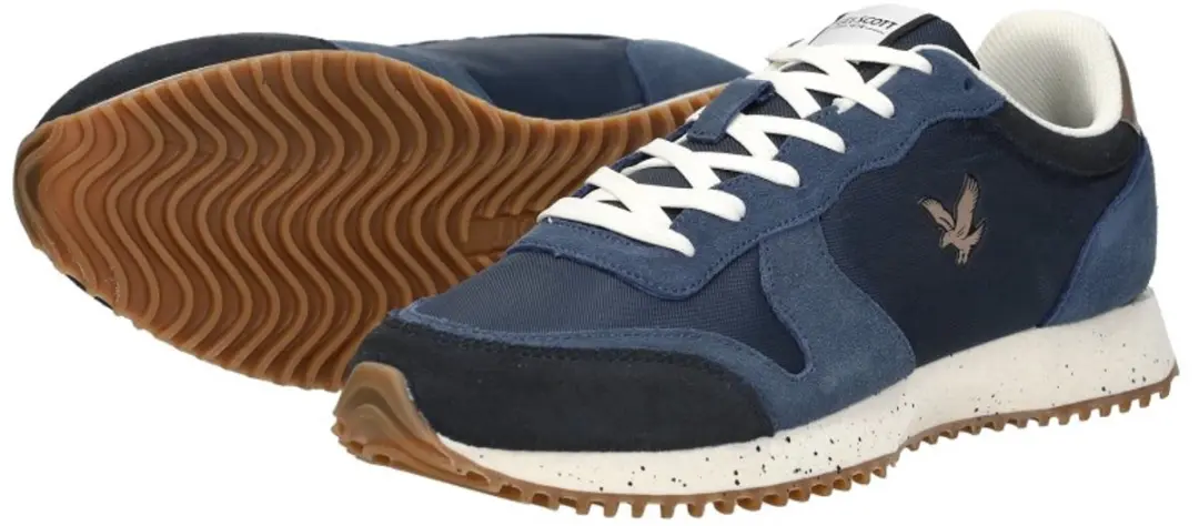 Lyle & Scott Leno Sneakers Laag - blauw - Maat 43 - afbeelding 5 van 6