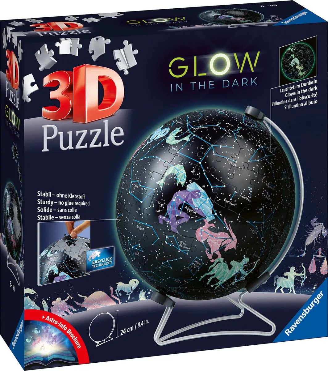 Ravensburger Constellations Glow-in-the-Dark 3D Puzzel 3 Stuks - MPN 115440