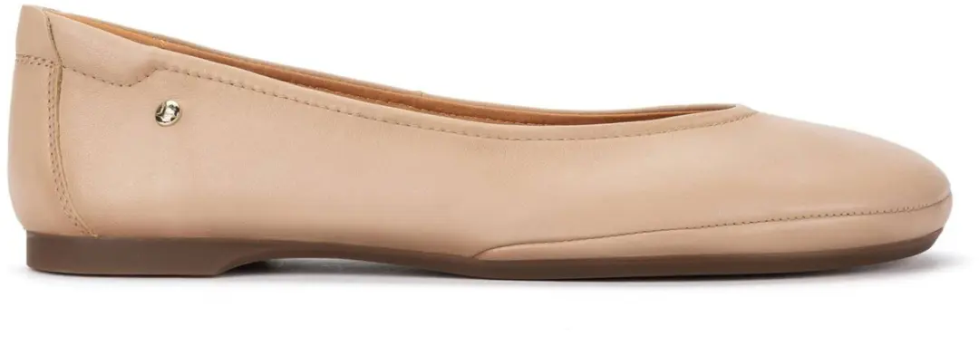 Pikolinos Carmona beige leren ballerina pumps