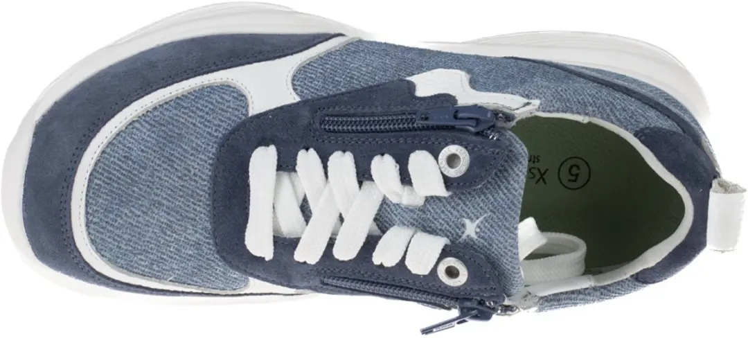 Xsensible 32005.5-H Dames Sneakers - Blauw - afbeelding 4 van 6