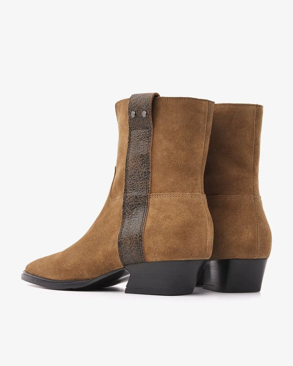 VIA VAI Keira Weston Cowboylaarzen - Leer/Suède Beige 41 - afbeelding 4 van 6