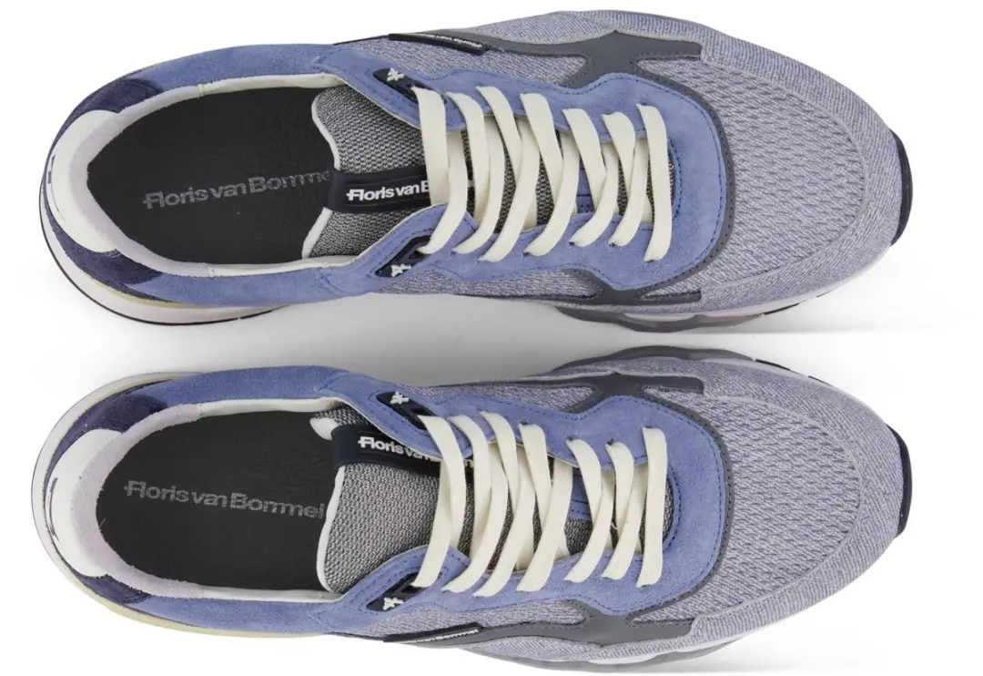 Floris van Bommel DE ZAGER 02.56 Lage Sneakers - Blauw 44 - afbeelding 4 van 6