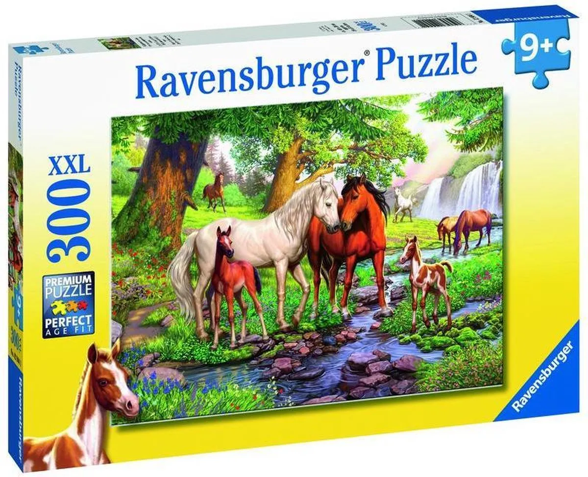 Ravensburger Wilde Paarden Bij De Rivier Legpuzzel 300 Stuks - Multicolor - afbeelding 6 van 6
