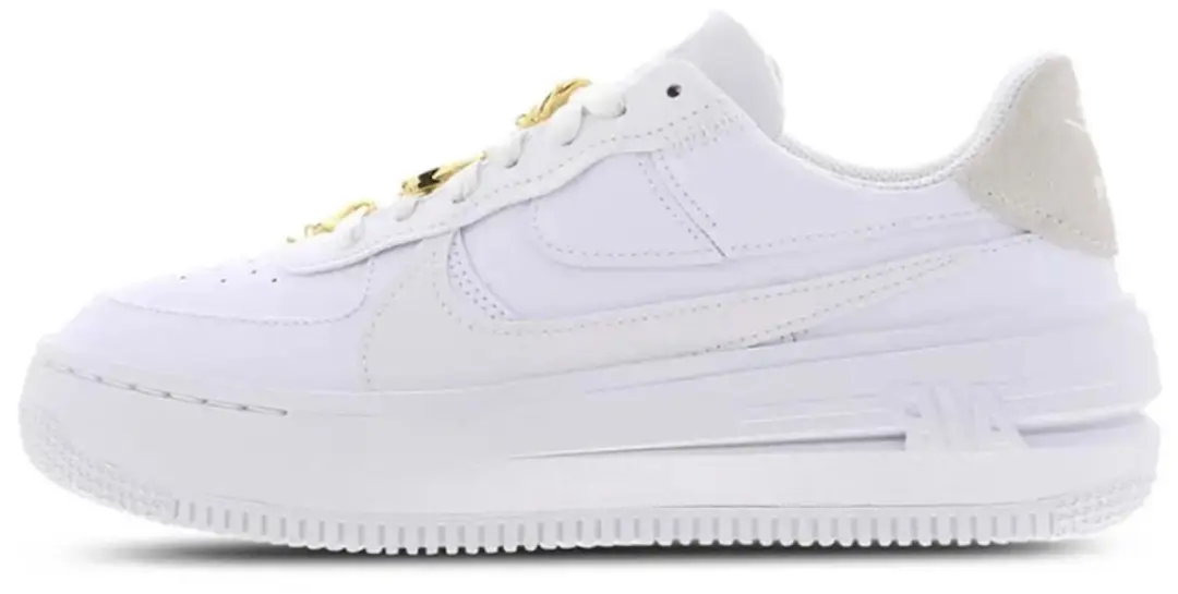 Nike Air Force 1 Low PLT.AF.ORM 'Bling White Metallic Gold' (W)