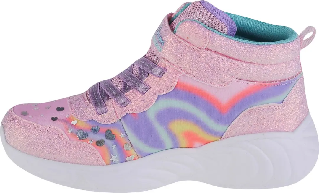Skechers Lighted Unicorn Dreams Magical Dreamer 302332L-LPMT Sneakers - Roze - afbeelding 4 van 6