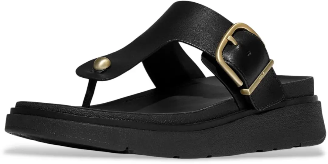 FitFlop Gen FF Leren Sandalen - 38 - Zwart - afbeelding 6 van 6