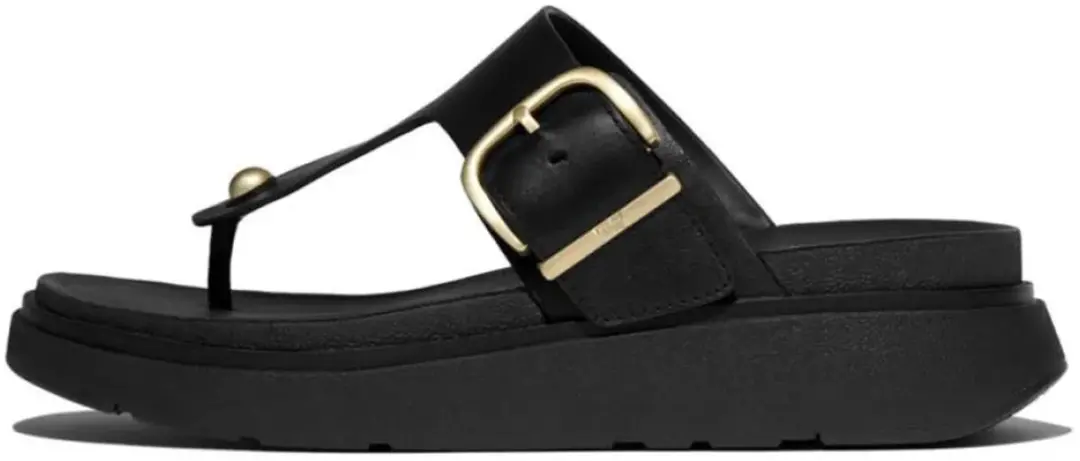 FitFlop Gen FF Leren Sandalen - 38 - Zwart