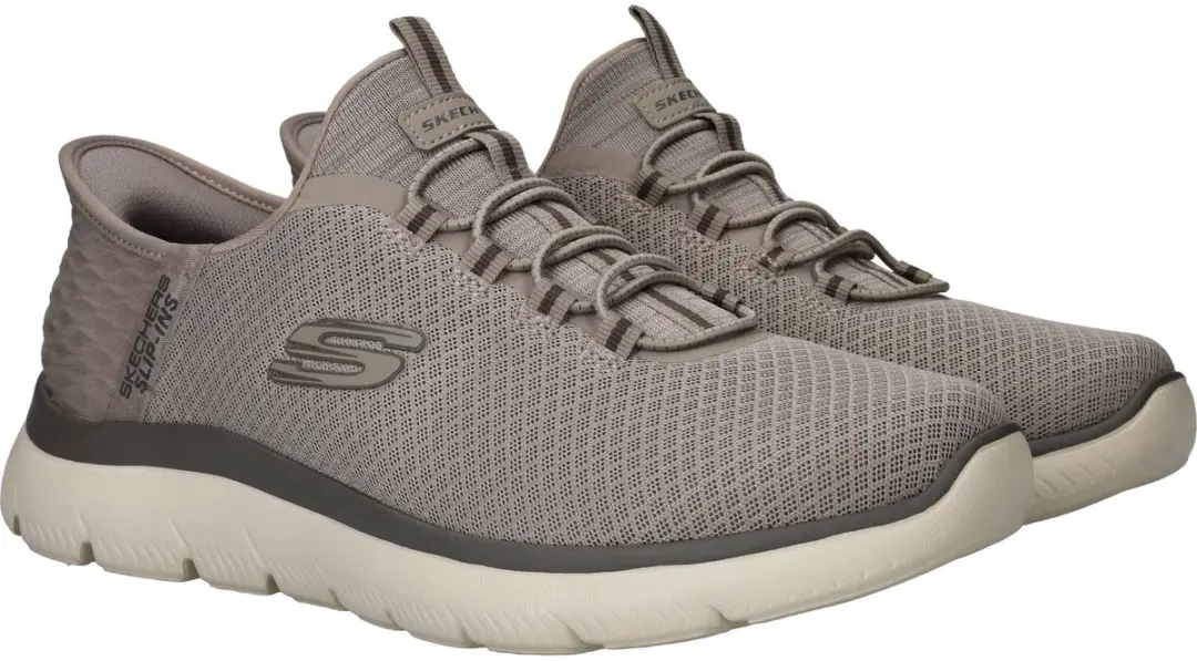 Skechers Slip-ins Summits Heren Sneakers - Taupe - 41 - afbeelding 3 van 6