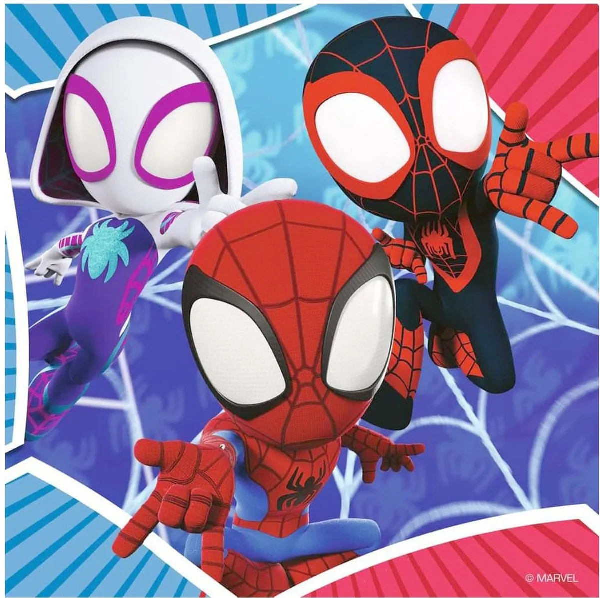 Ravensburger SpiderMan Puzzel 49 Stuks - 3x49 Meerkleurig