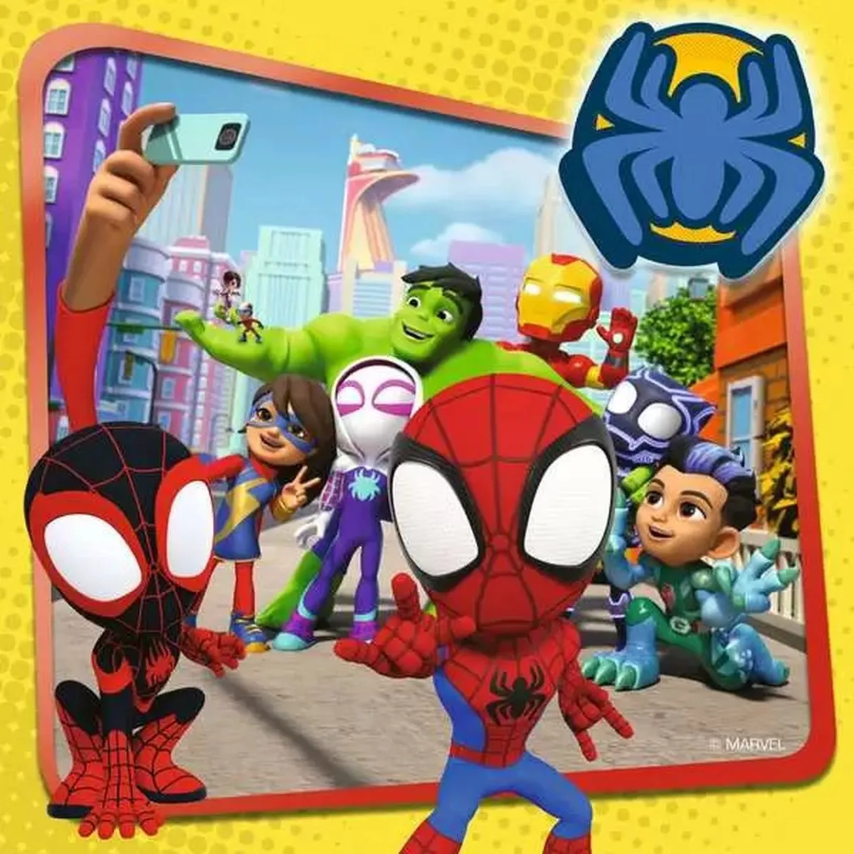 Ravensburger SpiderMan Puzzel 49 Stuks - 3x49 Meerkleurig