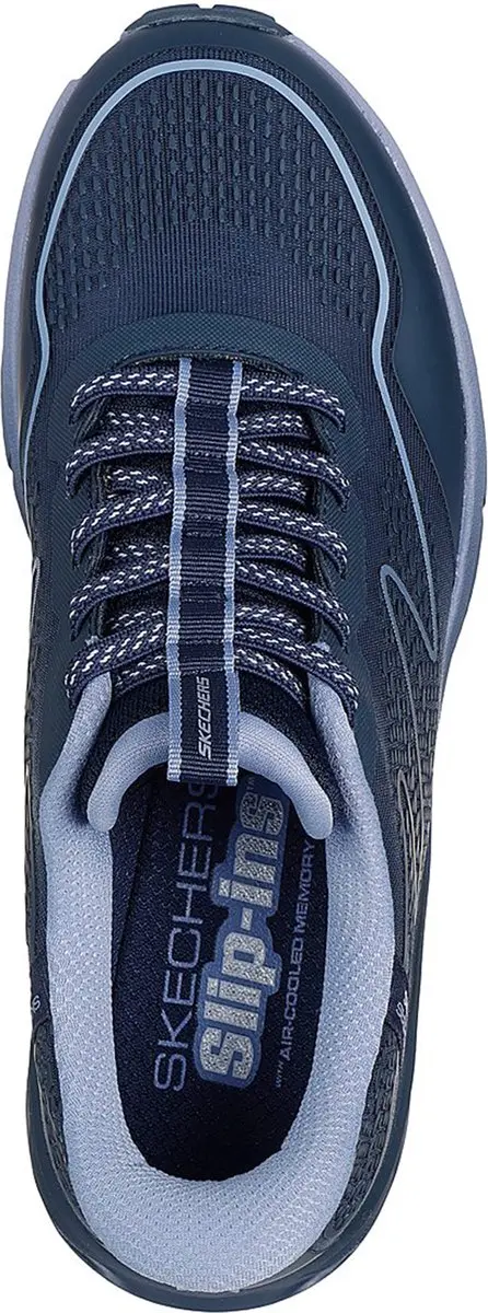 Skechers Switch Back Sneakers Dames 38 - Donkerblauw - afbeelding 4 van 6