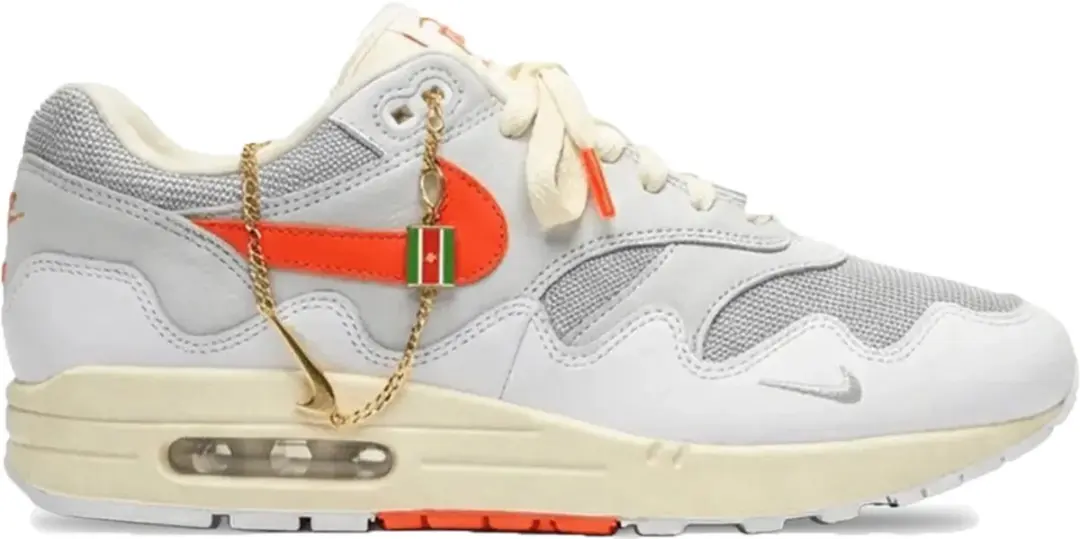 Nike Air Max 1 Patta Waves 'White Hyper Crimson' maat 44.5