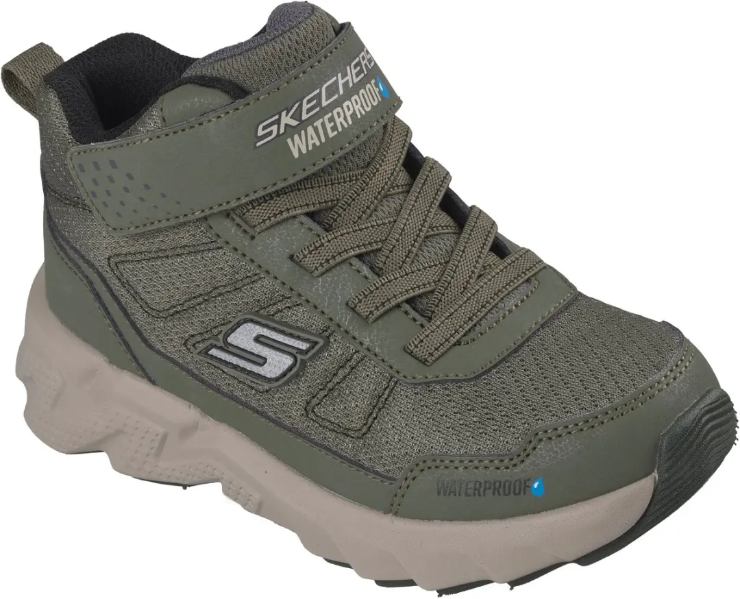 Skechers Elite Sport Tread-AQ Jongens Sneakers - Olive/Zilver/Zwart - afbeelding 3 van 6