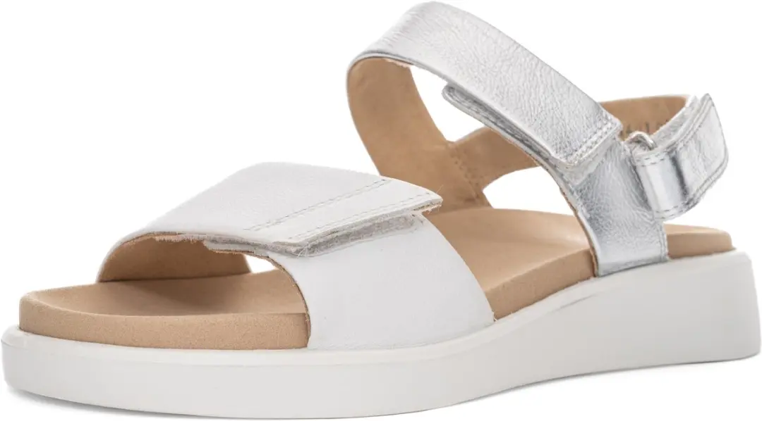 Ara Sandalen Wit Zilver Madeira maat 37