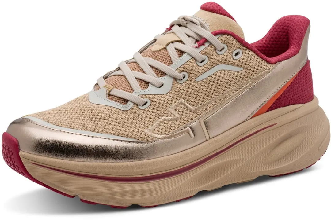 Tamaris damessneaker 1-23705-47-430 Easy In veterschoen Beige