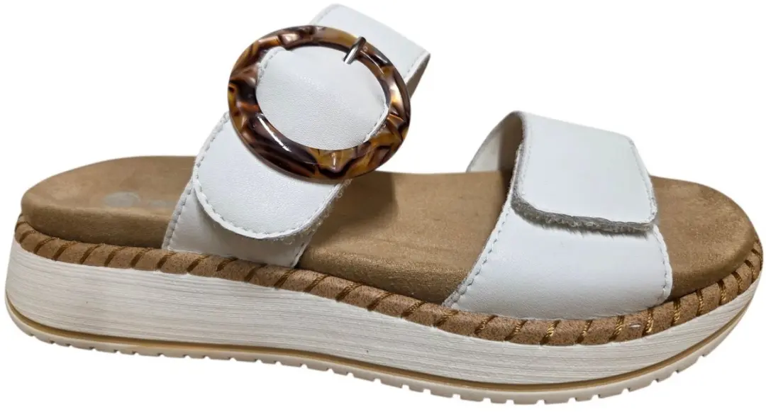 Remonte D3J51-80 Slippers Wit Leer Dames