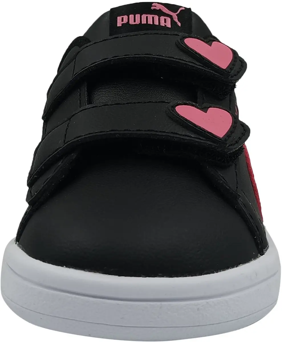 PUMA Smash 3.0 Hearty Vinf Basket - Maat 19 - Zwart/Rood