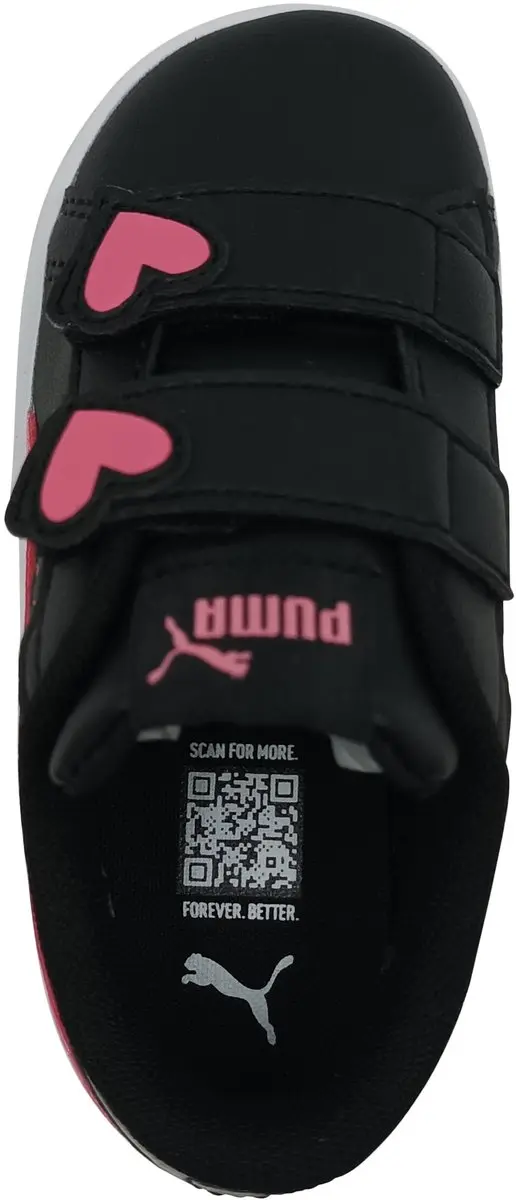 PUMA Smash 3.0 Hearty Vinf Basket - Maat 19 - Zwart/Rood
