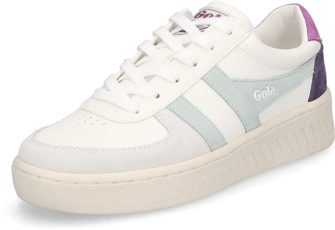 Gola damessneaker Grandslam Trident wit blauw