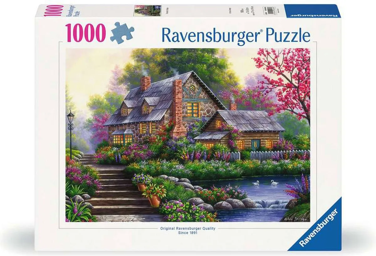 Ravensburger Romantische Cottage Puzzel 1000 Stuks