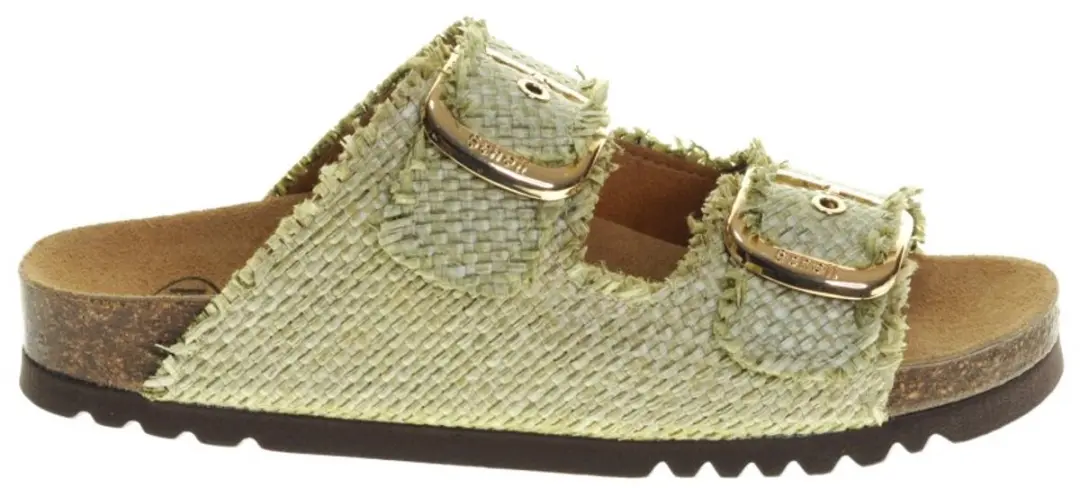 Scholl Noelle Raffia Green maat 38