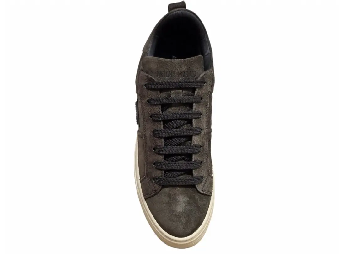 Antony Morato MMFW01937 2110 Coffee Sneakers - Bruin Suede - 42