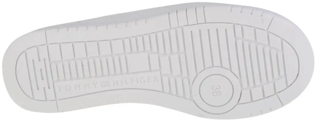 Tommy Hilfiger Low Cut Lace-Up Sneaker T3A4-32143-1351X134 - Wit - afbeelding 6 van 6