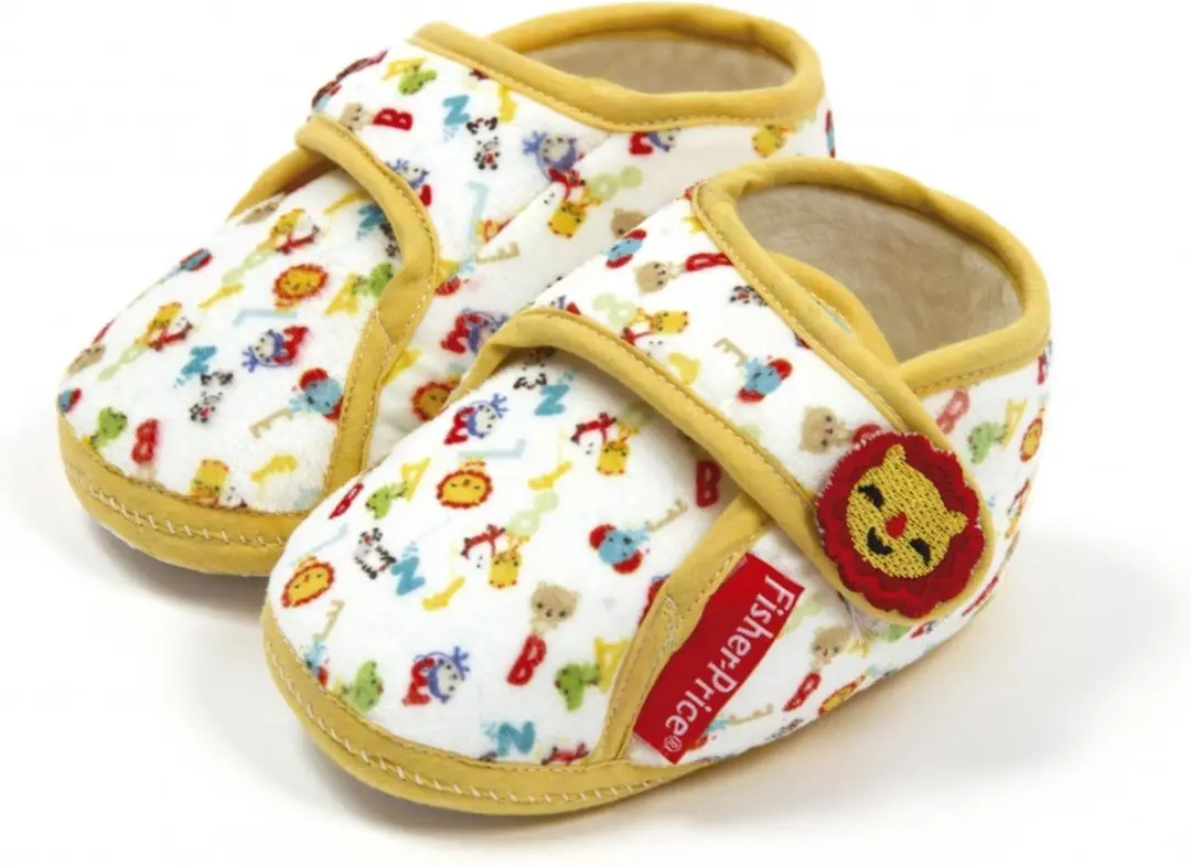 Fisher-price Slofjes Leeuw Wit/geel 2