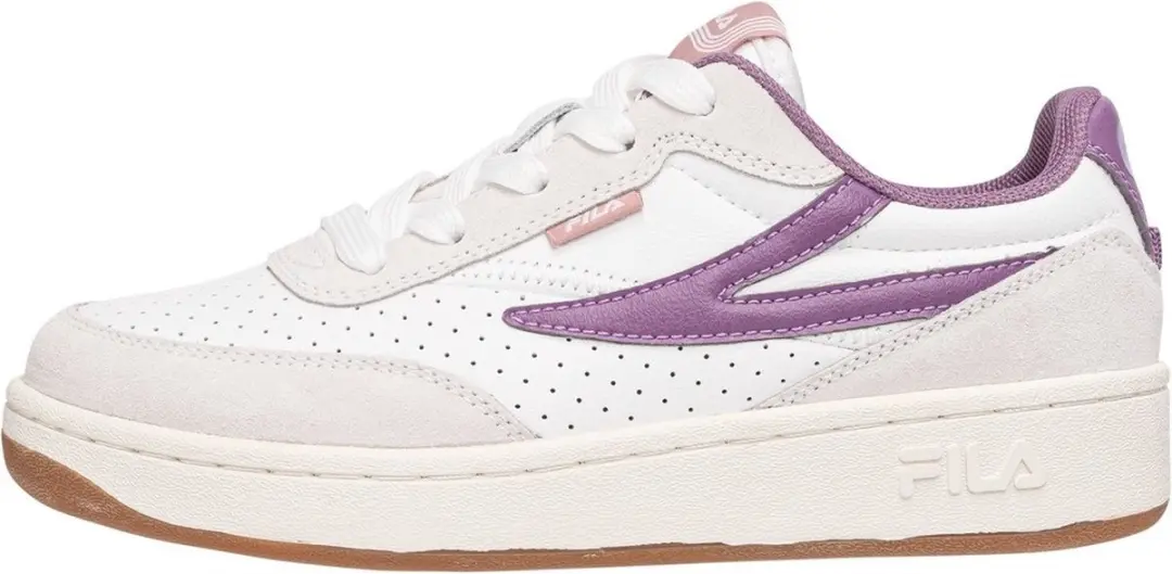 Fila uniseks tennissneaker voor kinderen: Fila Sevaro S Kids White-Valerian