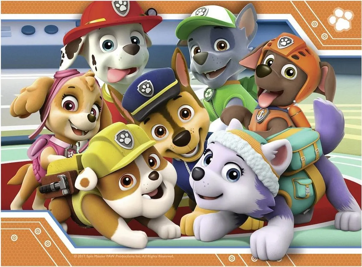 Ravensburger PAW Patrol 4-in-1 Puzzel - Multicolor
