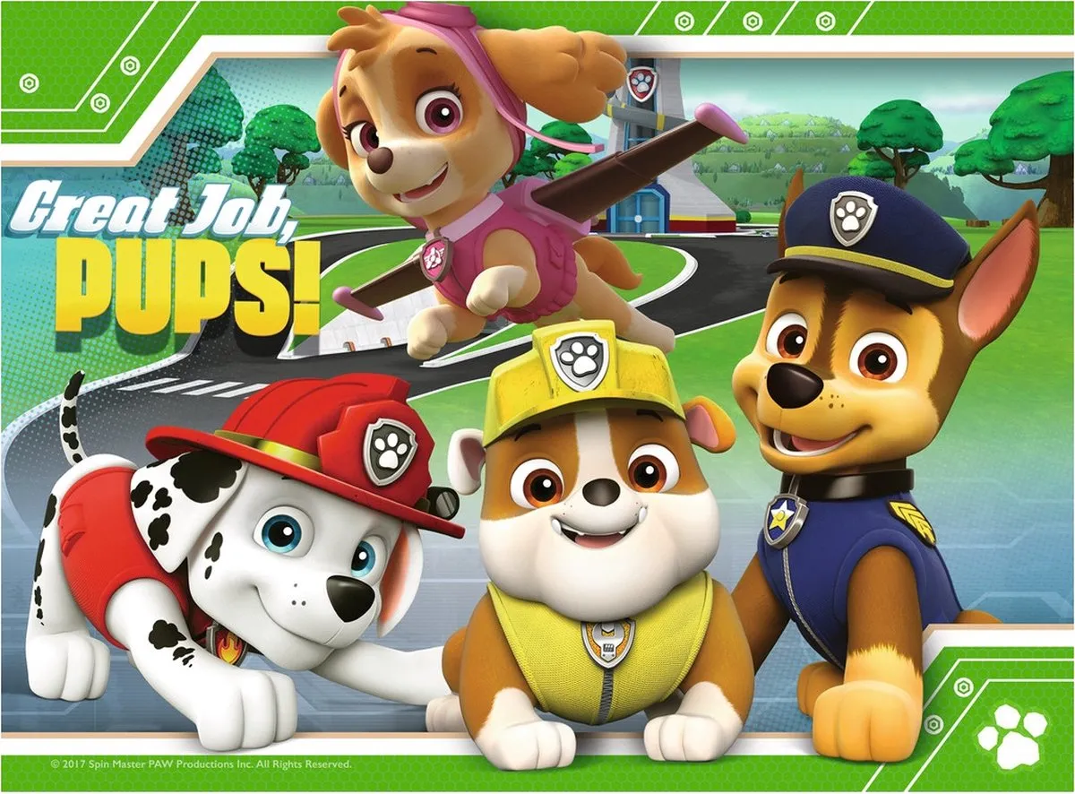 Ravensburger PAW Patrol 4-in-1 Puzzel - Multicolor - afbeelding 6 van 6