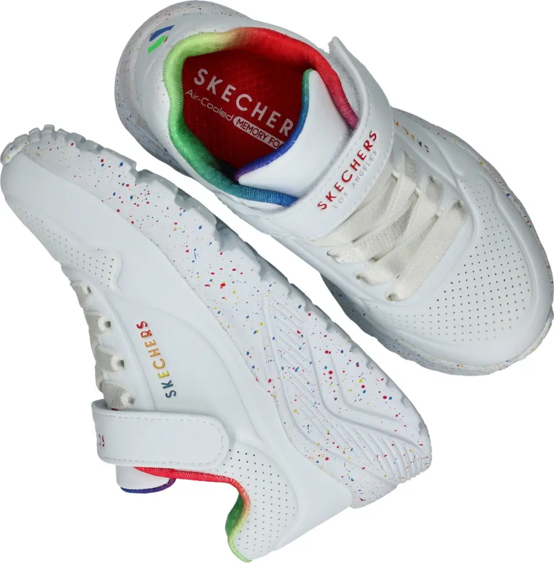 Skechers Uno Lite-Rainbow Meisjes Sneakers - Maat 32 - afbeelding 4 van 6