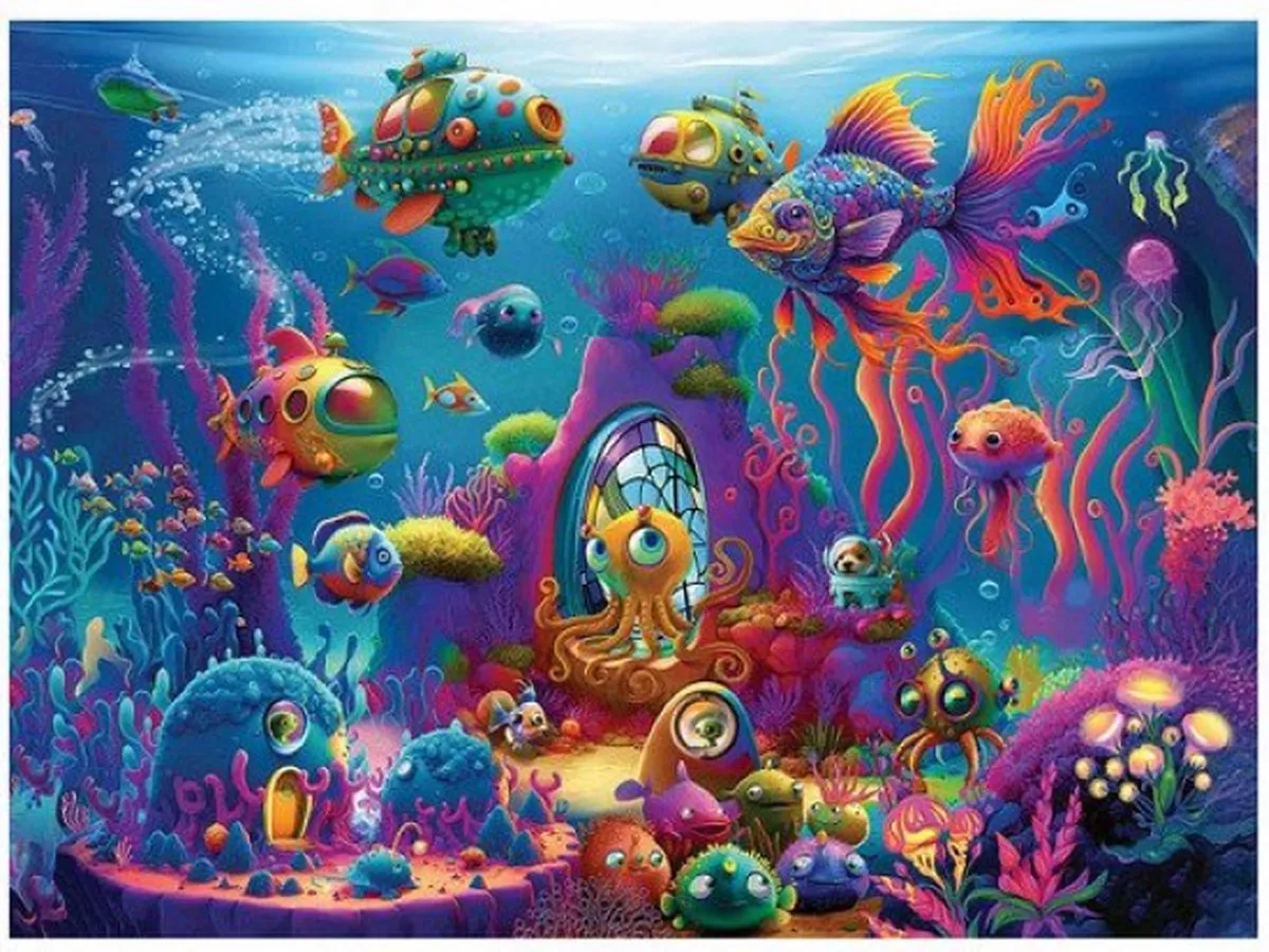 Ravensburger Alien Ocean Legpuzzel 150 XXL Stuks - Multicolour
