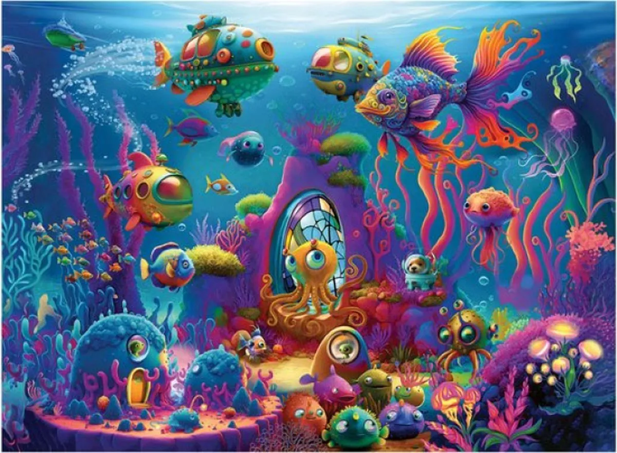 Ravensburger Alien Ocean Legpuzzel 150 XXL Stuks - Multicolour