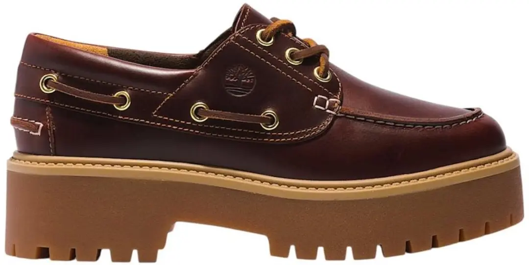 Timberland Stone Street Boat Shoe Dames - Cognac - Maat 41